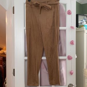Vici Tan Suede Pants